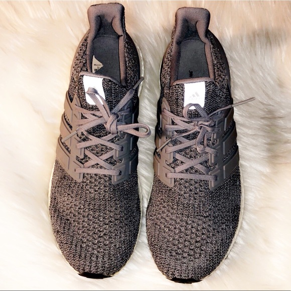 ADIDAS Ultraboost 4.0 Gray Running Sneaker - Picture 4 of 7